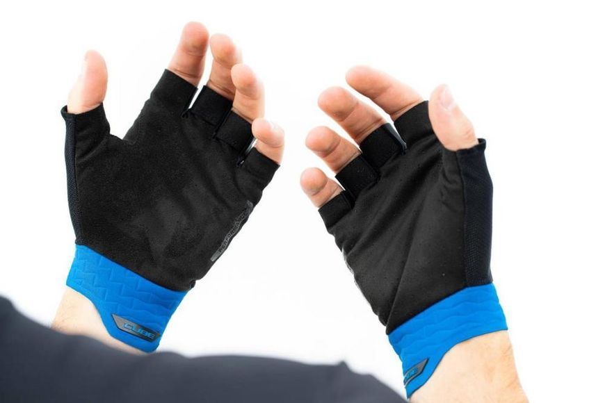 Рукавички Cube Performance short finger black'n'blue XL 11115 фото