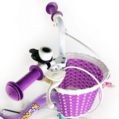 Велосипед детский RoyalBaby Chipmunk MM Girls 18", OFFICIAL UA, фиолетовый CM18-2-purple фото