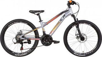 Детский велосипед Formula BlackWood 1.0 DD 24" 12.5" Серо-оранжевый с черным 2021 OPS-FR-24-278 фото