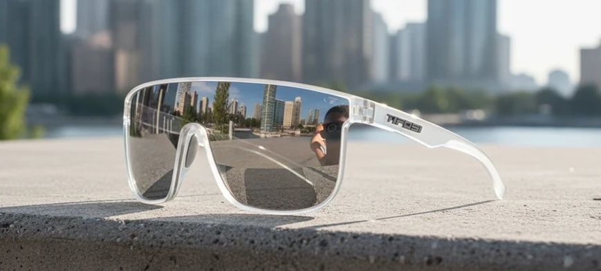 Очки Tifosi Sanctum XL Satin Clear, линзы Silver Mirror(15,4%) 1910405391 фото