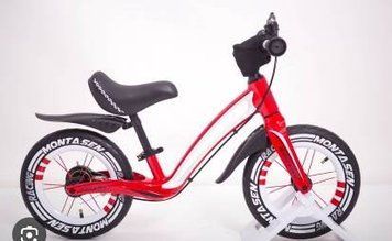 Беговел 855 Montasen 12 магний красный 8890000243 фото