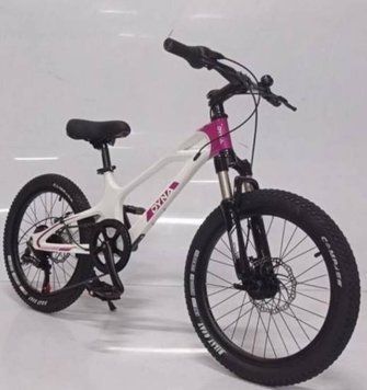 Велосипед детский Dyna M-1 20" магниевый Shimano бело-розовый YSSS0205 фото