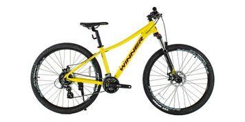 Велосипед Winner ALPINA 17" 27.5" 2x7 Жовтий 22-349 фото