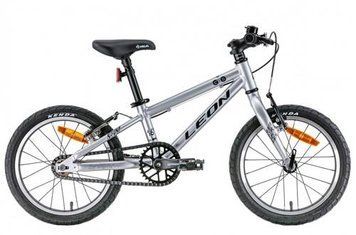 Детский велосипед 16" Leon GO Vbr 2022 серо-черный, Размер 8" OPS-LN-16-001 фото