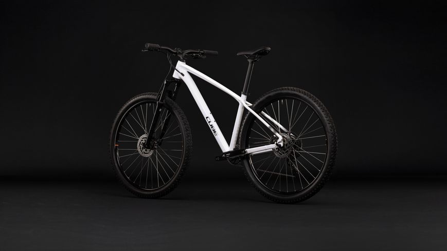Велосипед Cube Aim ONE metallicwhite&acute;n&acute;black XS 2027 1140110 фото