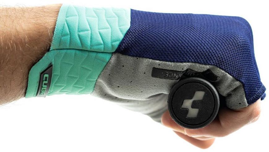 Перчатки Cube Performance Short Finger Gloves Blue L 11219 фото