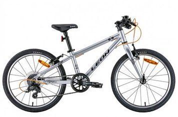 Детский велосипед 20" Leon GO 7 speed Vbr 2022 серо-черный, Размер 10" OPS-LN-20-001 фото