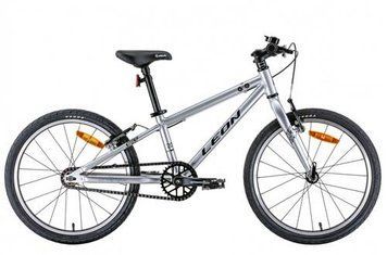 Детский велосипед 20" Leon GO Vbr 2022 серо-черный, Размер 10" OPS-LN-20-005 фото