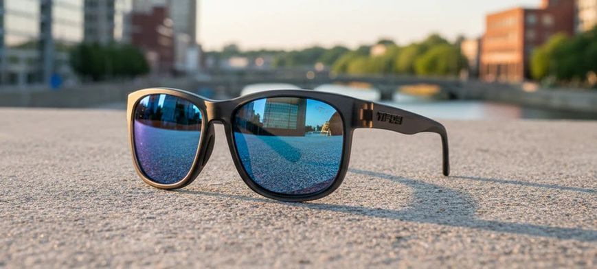 Окуляри Tifosi Swank XL Satin Vapor , лінзи Sky Blue Mirror Polarized (12%) 1720502848 фото