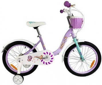 Велосипед RoyalBaby Chipmunk MM Girls 14", OFFICIAL UA, фіолетовий CM14-2-purple фото