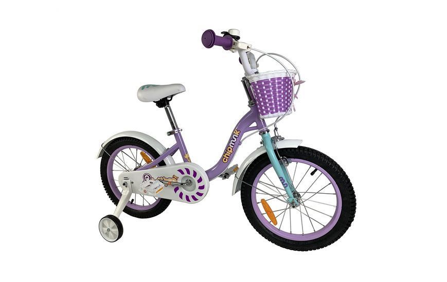 Велосипед RoyalBaby Chipmunk MM Girls 14", OFFICIAL UA, фіолетовий CM14-2-purple фото