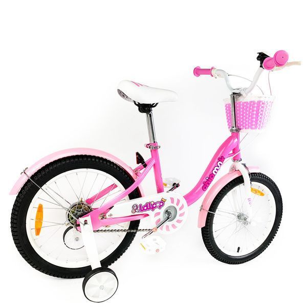 Велосипед детский RoyalBaby Chipmunk MM Girls 18", OFFICIAL UA, розовый CM18-2-pink фото