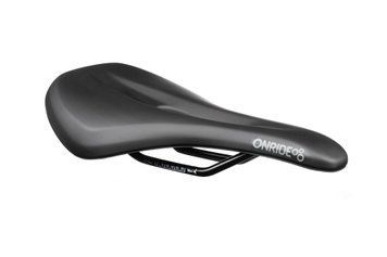 Седло ONRIDE Touch 20, стальные рамки, 257x147 мм, с отверстием, черный 2526116105189 фото