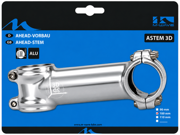 Вынос руля M-Wave Astem Ahead 3D handle stem, серебристый 404259 фото