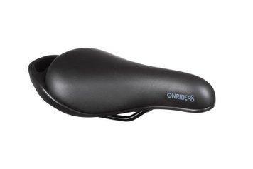 Седло ONRIDE Vector, стальные рамки, 247х143 мм, детский, черный 2526116105086 фото