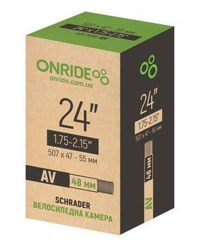 Камера Onride 24"x1.75-2.15" AV 48 6936116100451, 6936116101300 фото