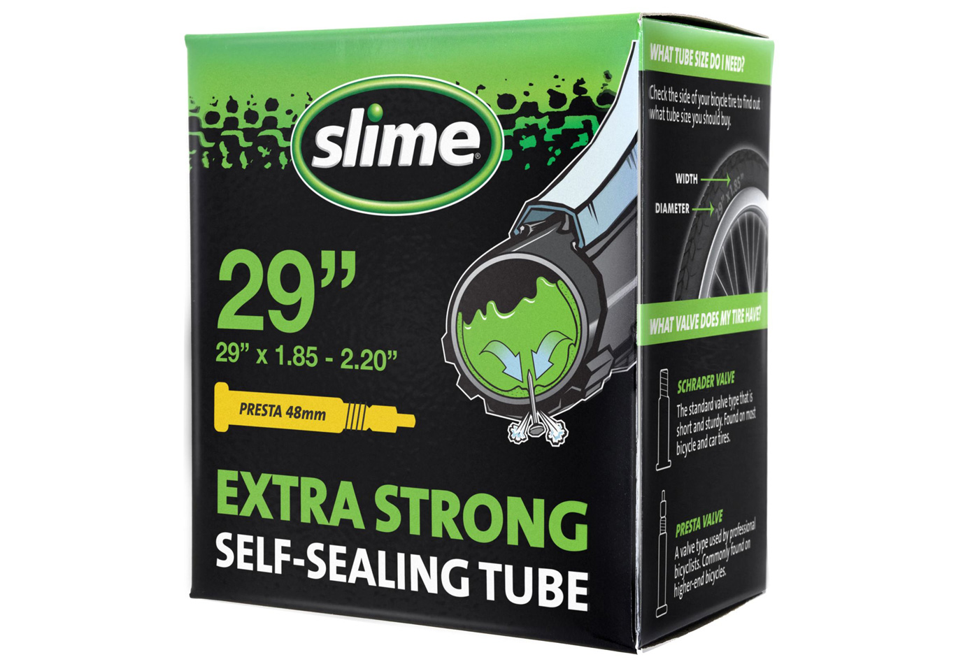 Slime Smart Tube 29" x 1.85 - 2.20" FV