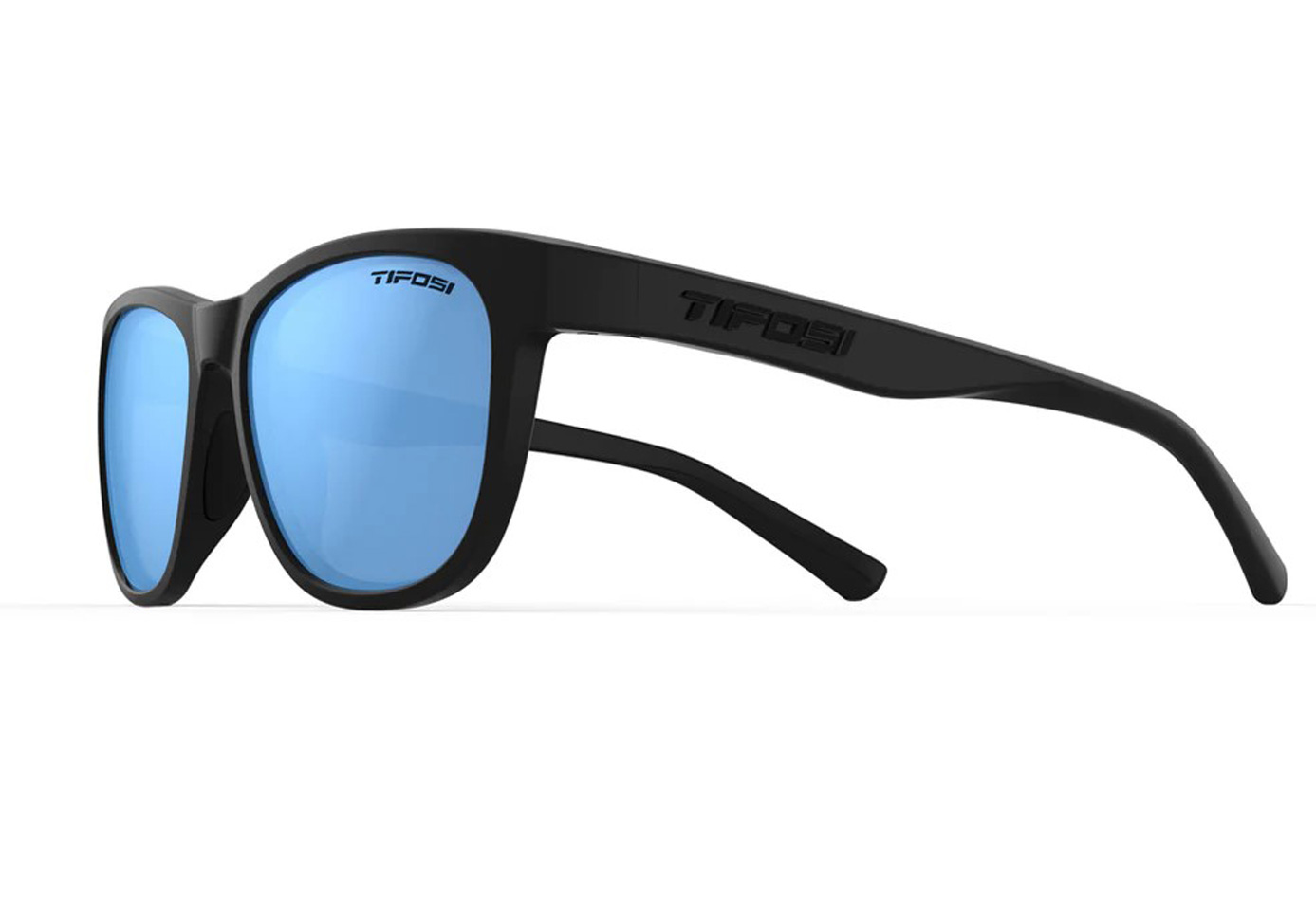 Tifosi Swank BlackOut Sky Blue Polarized