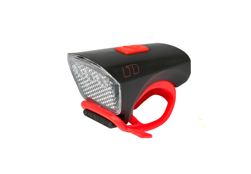 CUBE LIGHT LTD "WHITE LED" BLACK/RED